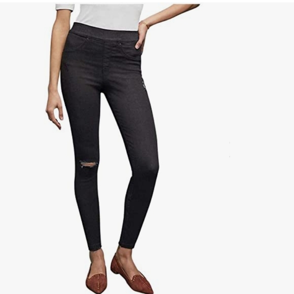 SPANX Denim - Spanx Women's Distressed Skinny Jean Leggins Base